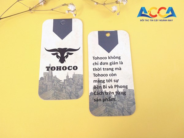 Thẻ bài - Nhãn Mác Quần áo ACCA - Xưởng In Nhãn Mác Quần áo ACCA
